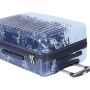 Lot de 3 valises rigides 65203 Extensible et coque bicolore 55, 66 et 76 cm Bleu