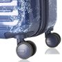 Lot de 3 valises rigides 65203 Extensible et coque bicolore 55, 66 et 76 cm Bleu