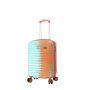 Lot de 3 valises rigides 65203 Extensible et coque bicolore 55, 66 et 76 cm Orange