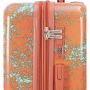 Lot de 3 valises rigides 65203 Extensible et coque bicolore 55, 66 et 76 cm Orange