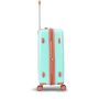 Lot de 3 valises rigides 65203 Extensible et coque bicolore 55, 66 et 76 cm Orange