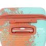 Lot de 3 valises rigides 65203 Extensible et coque bicolore 55, 66 et 76 cm Orange