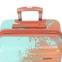 Lot de 3 valises rigides 65203 Extensible et coque bicolore 55, 66 et 76 cm Orange