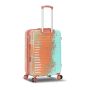 Lot de 3 valises rigides 65203 Extensible et coque bicolore 55, 66 et 76 cm Orange