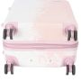 Lot de 3 valises rigides 65203 Extensible et coque bicolore 55, 66 et 76 cm Rose