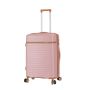 Lot de 3 valises rigides 63703 Extensibles 55, 66 et 76 cm Rose