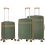 Lot de 3 valises rigides 63703 Extensibles 55, 66 et 76 cm Kakhi