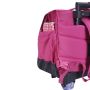 Cartable à roulettes scolaire T61238 Cerise douce 38 cm Rose