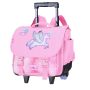Cartable à roulettes scolaire T61338 Licorne enchantée 38 cm Rose
