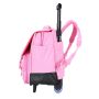 Cartable à roulettes scolaire T61338 Licorne enchantée 38 cm Rose