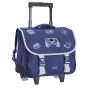 Cartable à roulettes scolaire T61538 Gamer urban 38 cm Bleu