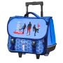 Cartable à roulettes scolaire T46141 Foot 41 cm Bleu