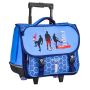 Cartable à roulettes scolaire T46141 Foot 41 cm Bleu