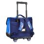 Cartable à roulettes scolaire T46141 Foot 41 cm Bleu