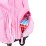 Sac à dos à roulettes scolaire T61342 Licorne enchantée 50 cm Rose