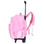 Sac à dos à roulettes scolaire T61342 Licorne enchantée 50 cm Rose