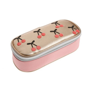 Trousse Pencil Box 22 cm Cherry Pompon