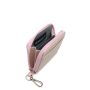 Porte-monnaie à paillettes 10 cm Irisé rose