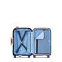 Valise cabine rigide Moncey 55 cm Matières Recyclées Bleu Encre