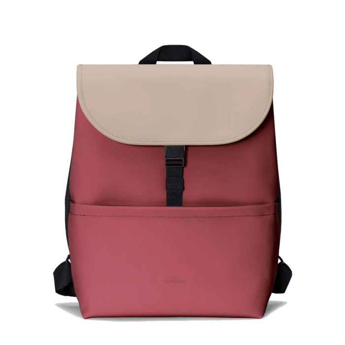 Sac à dos Mion Flat Top 39 cm Sand - Burgundy