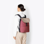 Sac à dos Mion Flat Top 39 cm Sand - Burgundy