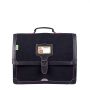 Cartable scolaire Les Cuirs 38 cm Bleu Marine/Rose Fluo