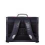 Cartable scolaire Les Cuirs 38 cm Bleu Marine/Rose Fluo