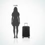 Valise cabine rigide S'Cure 55 cm Crimson Red
