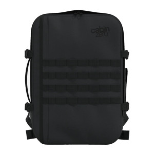 Sac à dos cabine Military 18 pouces 44 Litres Noir Absolu