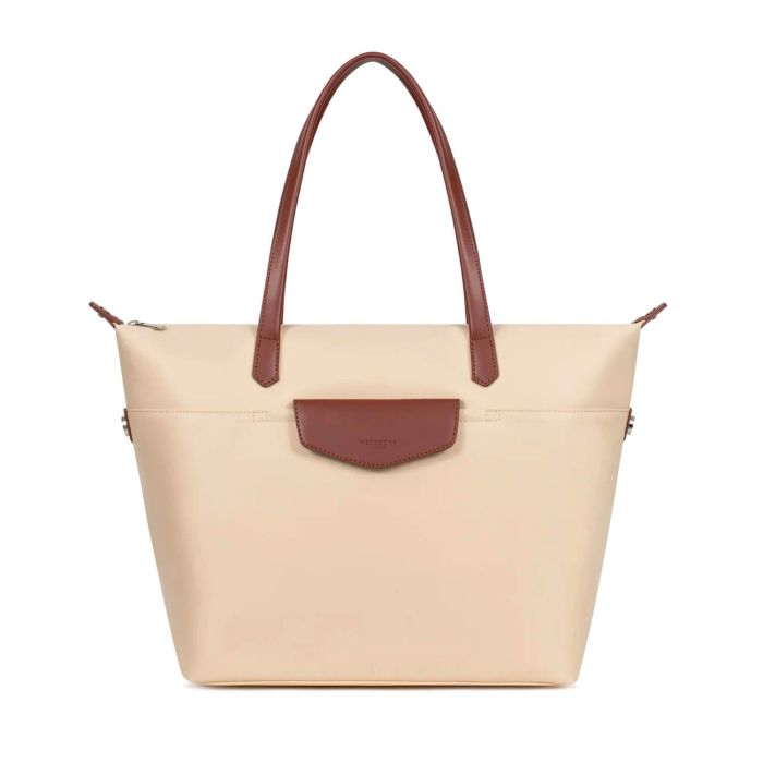 Sac cabas Pop Compatible A4 46 cm Crème