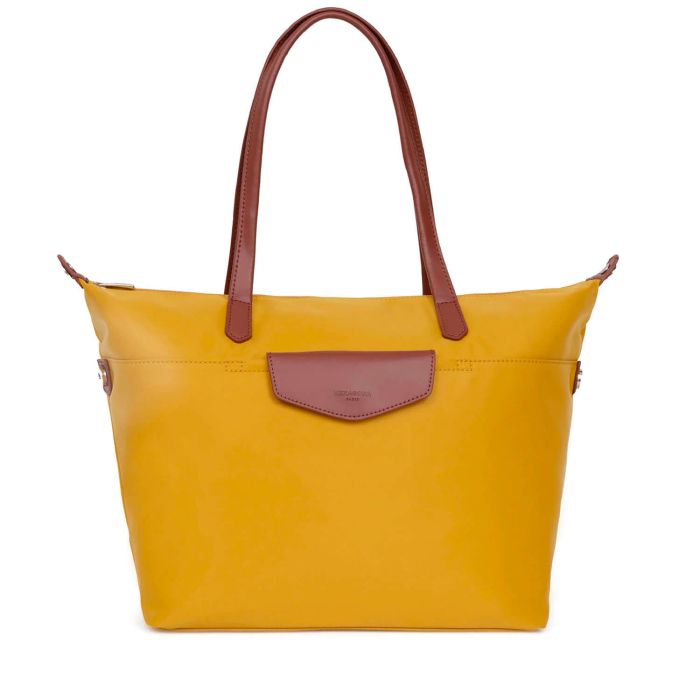 Sac cabas Pop Compatible A4 46 cm Jaune