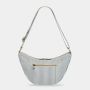 Sac banane Andréa 32 cm Rayures fines bleu