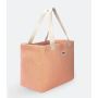 Sac shopping Claude 40 cm Tressage Corail