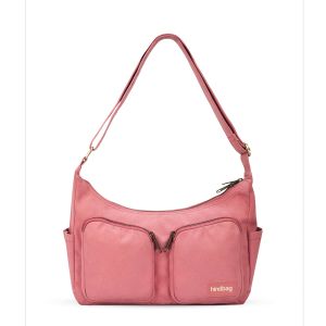 Sac bandoulière multipocket Emile Rose blush