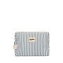 Trousse de toilette Léon 22 cm Rayures fines bleu
