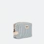 Trousse de toilette Léon 22 cm Rayures fines bleu