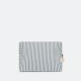Trousse de toilette Léon 22 cm Rayures fines bleu