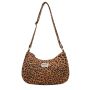 Sac à main Rosa 34 cm Léopard cannelle