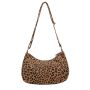 Sac à main Rosa 34 cm Léopard cannelle