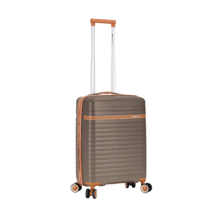 Valise cabine 63703 Extensible 55 cm Marron