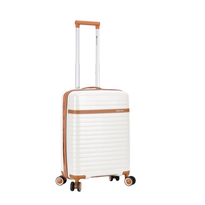 Valise cabine 63703 Extensible 55 cm Blanc