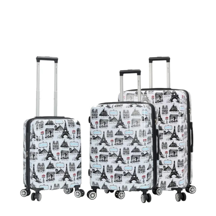 Lot de valises 56820A Extensibles 77, 67 et 55 cm Multicolore