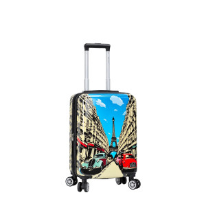 Valise cabine 56820B Extensible 55 cm Multicolore