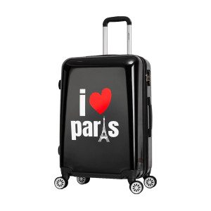 Valise soute L 46820 Extensible 77 cm I love Paris
