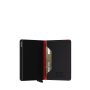 Porte-cartes Slimwallet Fuel anti-RFID 10.2 cm Black Red