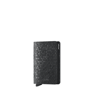 Porte-cartes Slimwallet Hexagon anti-RFID 10.2 cm Black