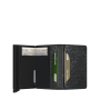 Porte-cartes Slimwallet Hexagon anti-RFID 10.2 cm Black
