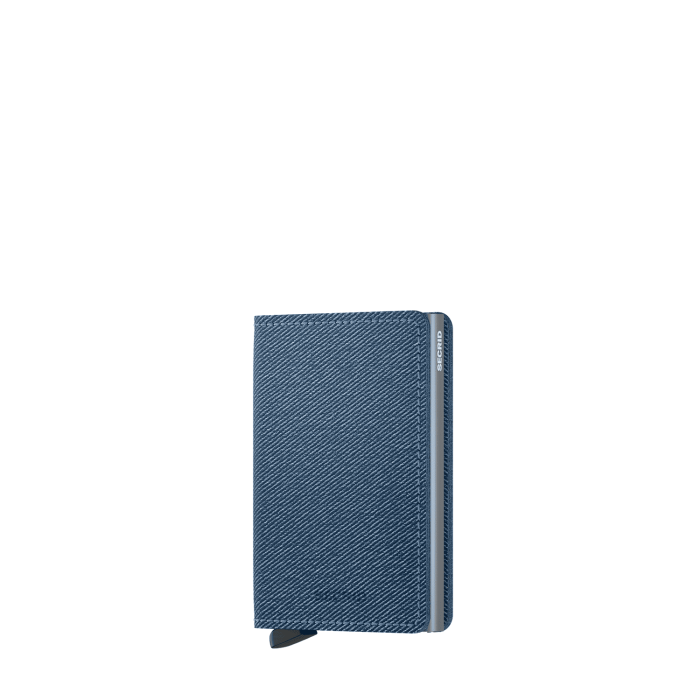 Porte-cartes Slimwallet Twist anti-RFID 10.2 cm Jeans Blue
