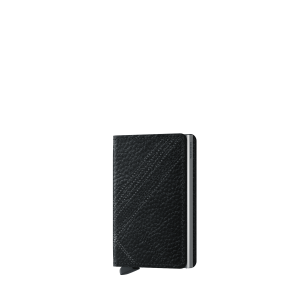 Porte-cartes Slimwallet Stitch anti-RFID 10.2 cm Black