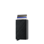 Porte-cartes Slimwallet Stitch anti-RFID 10.2 cm Black